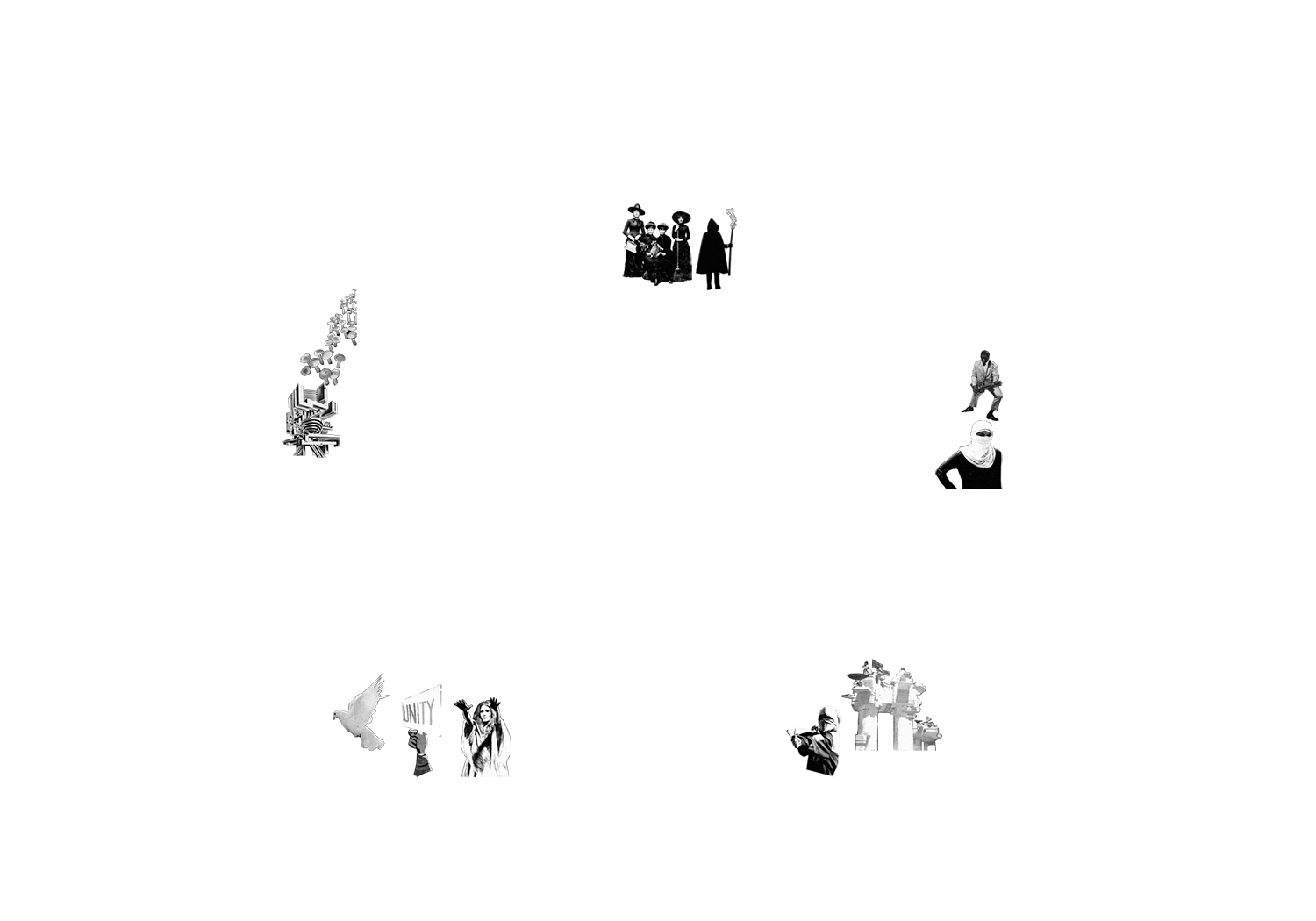 Utopascope navigation collage